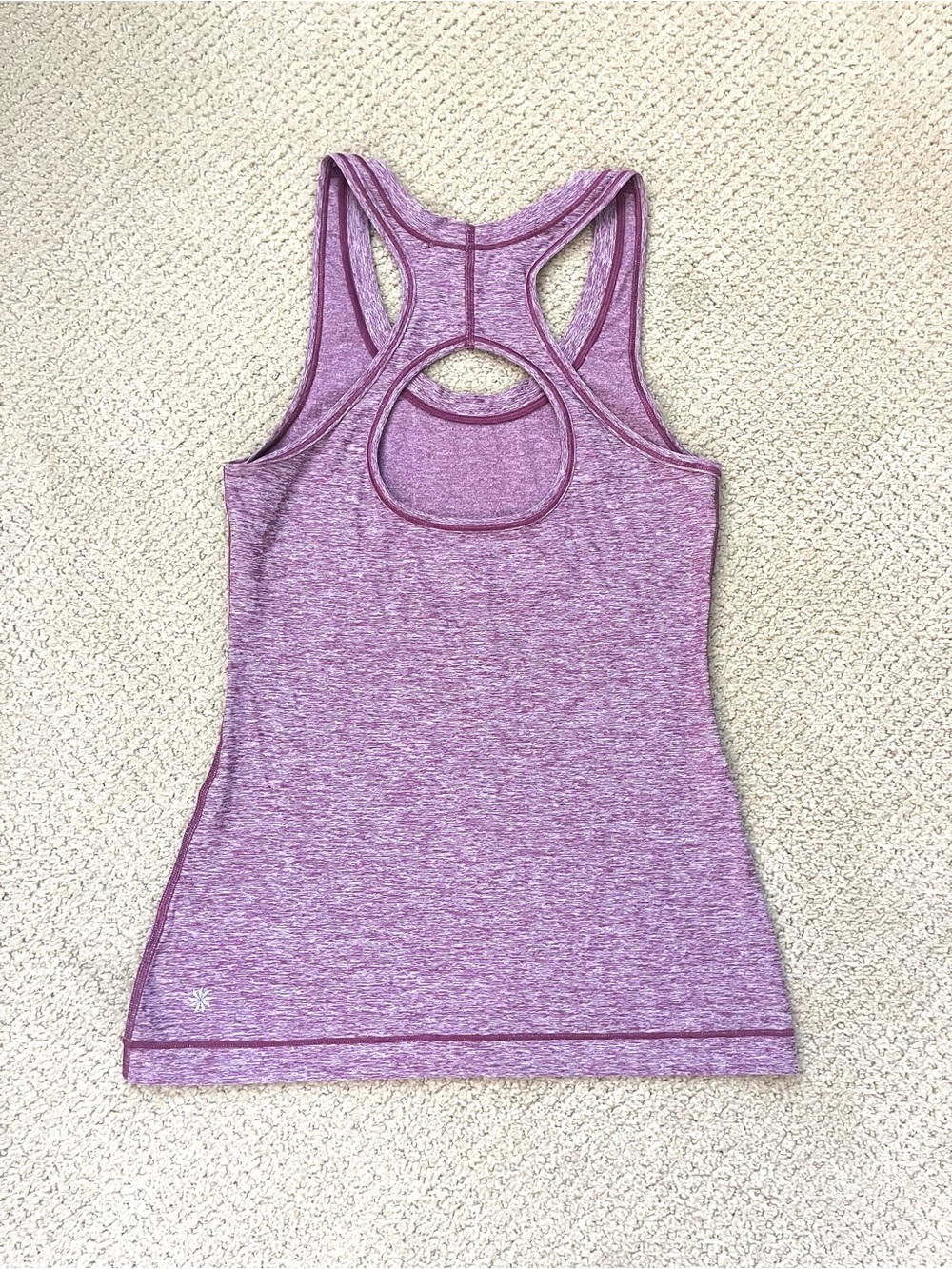 Athleta Nitro Heathered Rose Racerback Tank Women’s size XXS - Picture 4 of 10